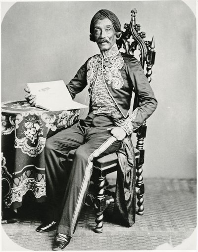 Portrait of Raden Saleh by European Photographer